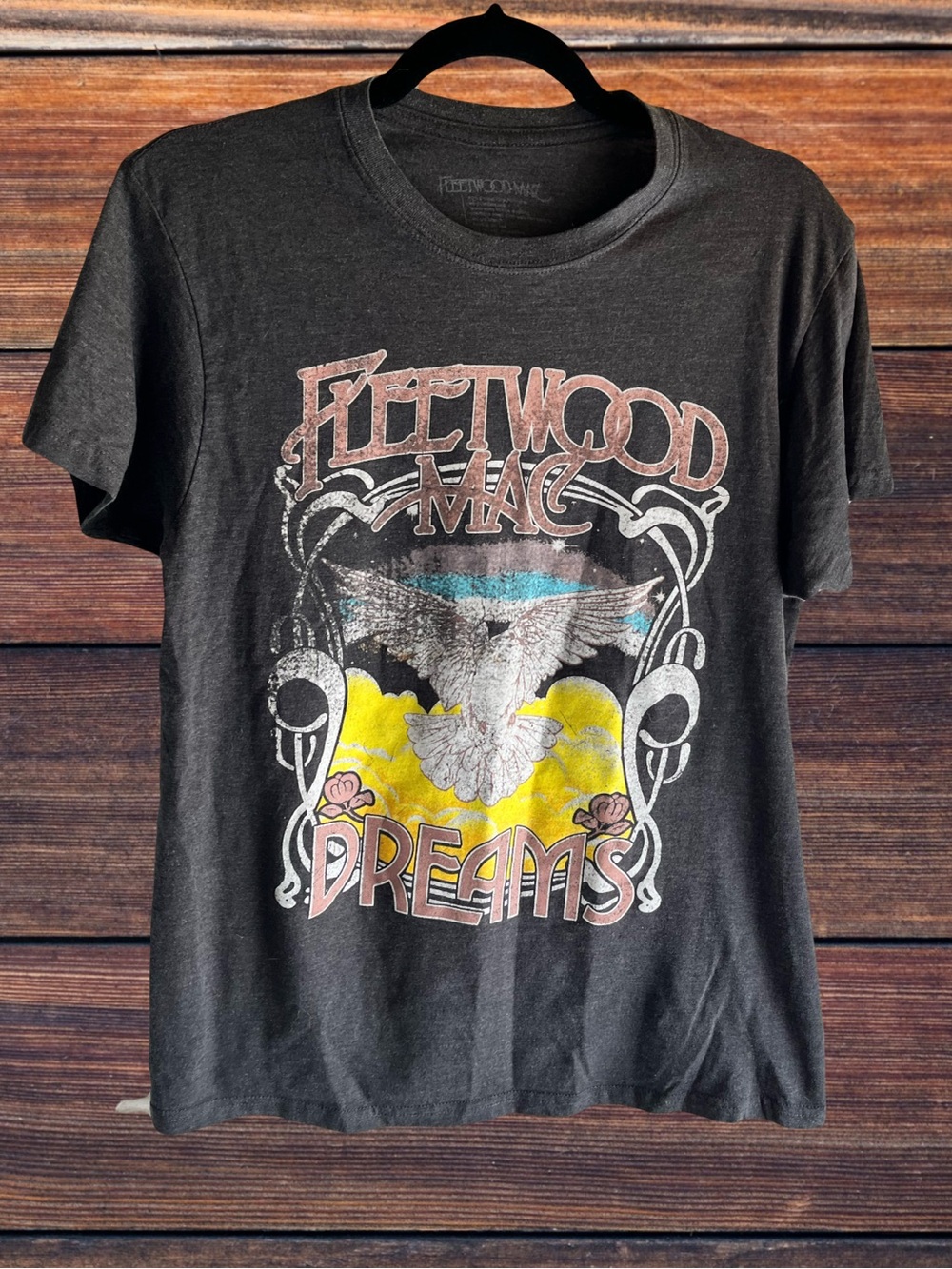 Fleetwood Mac 'Dreams' Vintage Graphic Tee - Black Size L